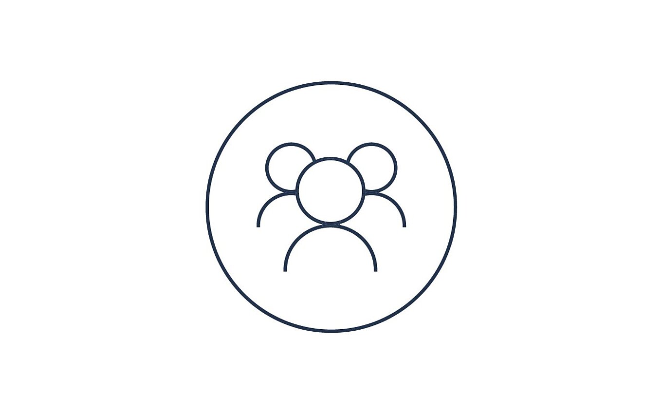 Piktogramm Beratung – Faller Packaging bietet Expertenberatung für nachhaltige Verpackungslösungen.